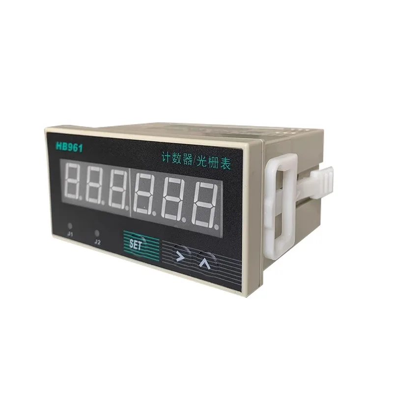 HB961 electronic 6-digit digital display intelligent reversible counter grating table 2 sets of outputs and HP961 universal