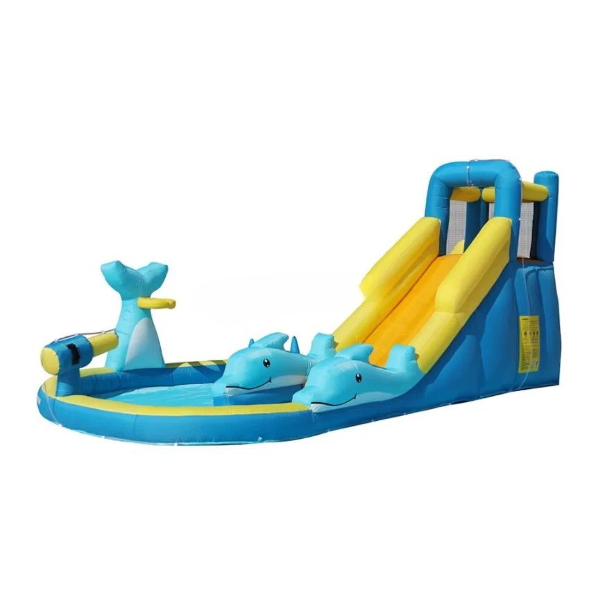 

Commercial Pvc Inflatable Castle Water Slide Indoor/outdoor Playground House Games Bouncy House With Blower Model Product Kids