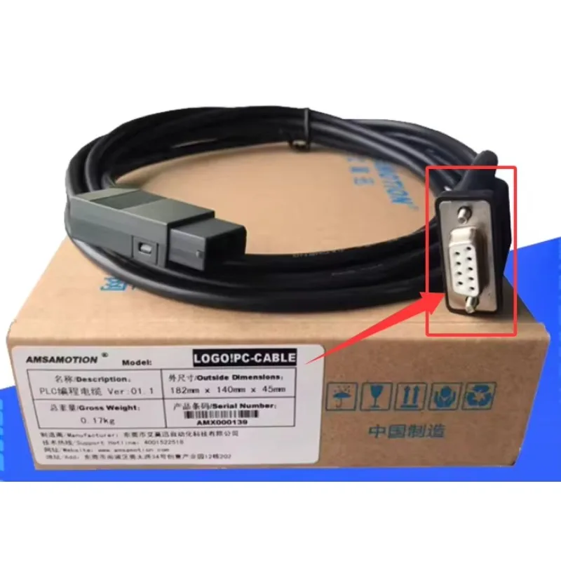 LOGO! PC-CABLE PC-LOGO Isolated Programming Cable Suitable For Siemens LOGO Series PLC RS232 ED1 057-1AA01/1AA00 1MD08 1FB08
