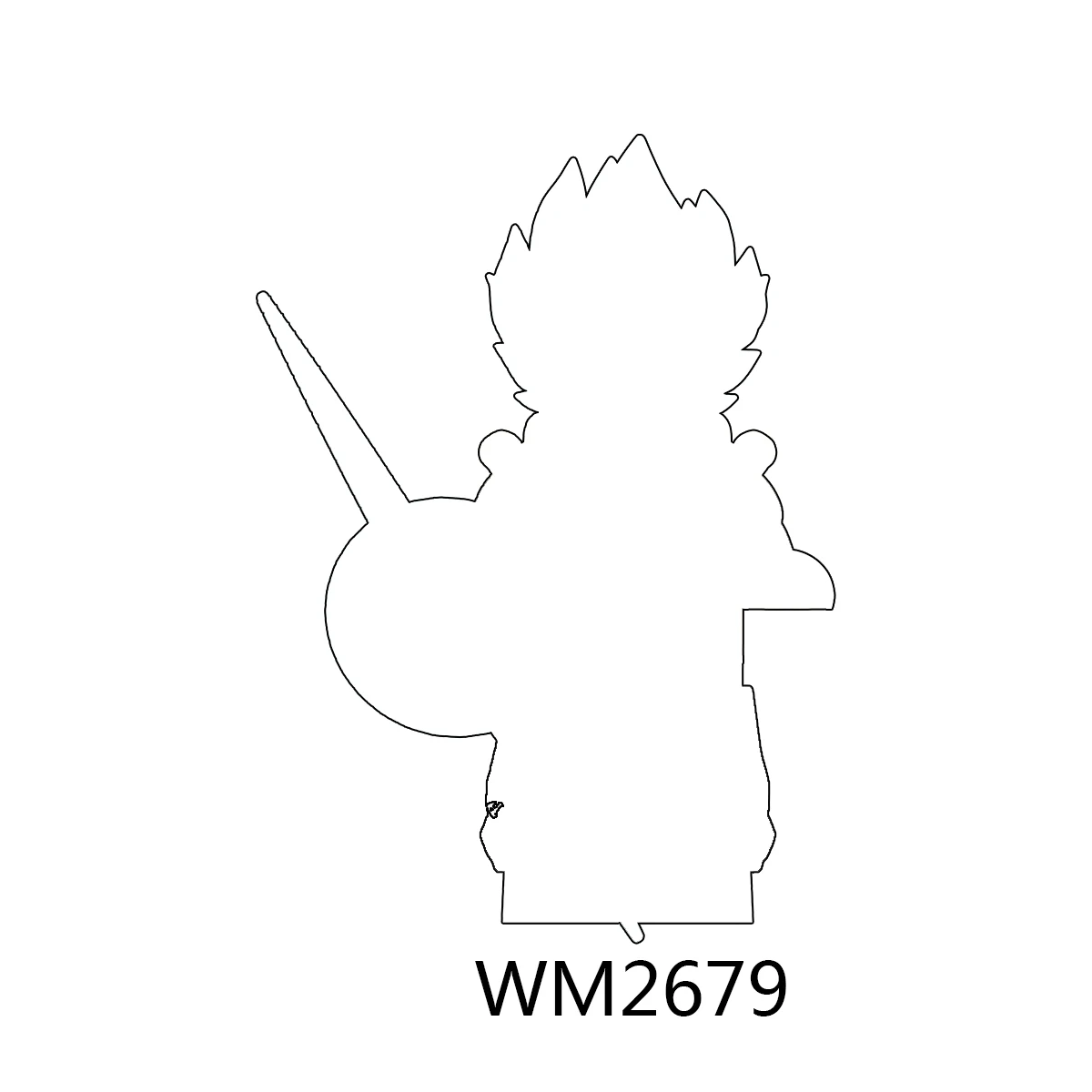 WM6178 figurines d'anime blocs de construction jouet WM2674 WM2675 WM2676 WM2677 WM2678 WM2679 WM2680 WM2681