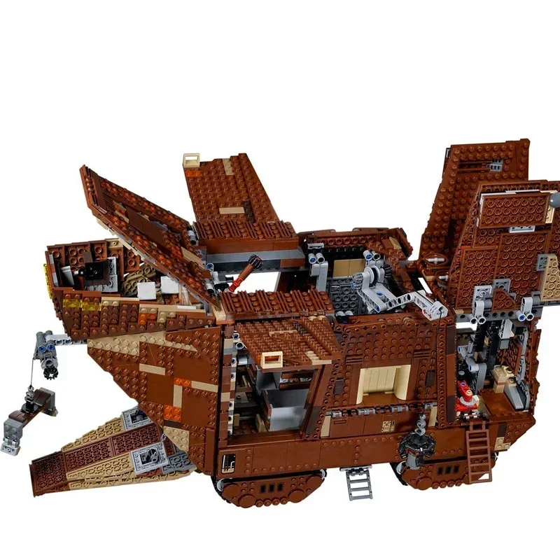 IN STOCK MOC 75059 3296pcs Sandcrawler Building Blocks Model Bricks Construction Toy for Adults Kids Birthday Christmas Gift