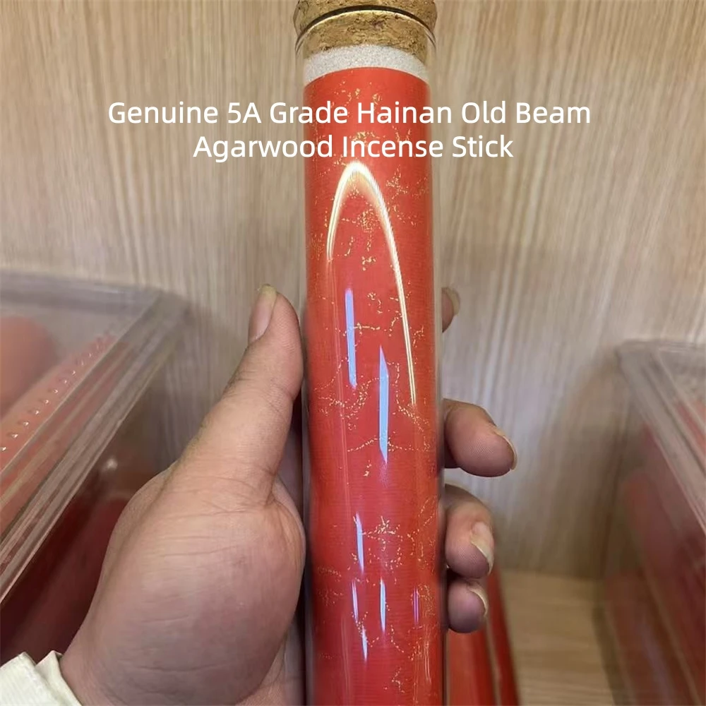 Genuine 5A Hainan Old Beam Agarwood Incense,High‑Oil Household Horizontal Incense Sticks,Rich Sweet Floral Nectar Scent,Ouds