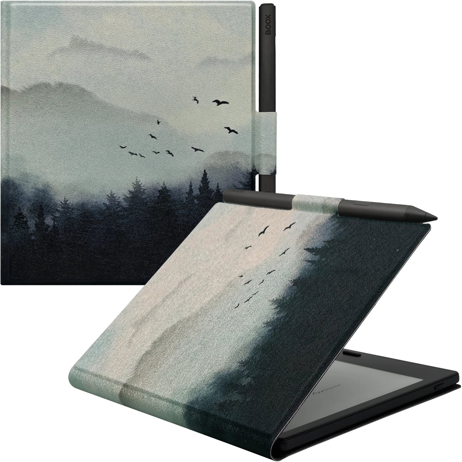 Magnetic Case for Boox Go Color 7 (Gen II/ I 2025/2024) / Boox Go 7 Cover with Auto Sleep/Wake, Pen Holder & Magnetic Closure
