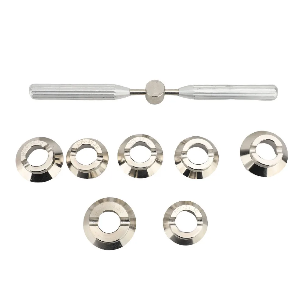 7Pcs 7 Groove Watch Opener 5539 Model Adjustable Case Remover Sturdy Precision Watch Repair Kit for 5539 Type Daily Maintenance