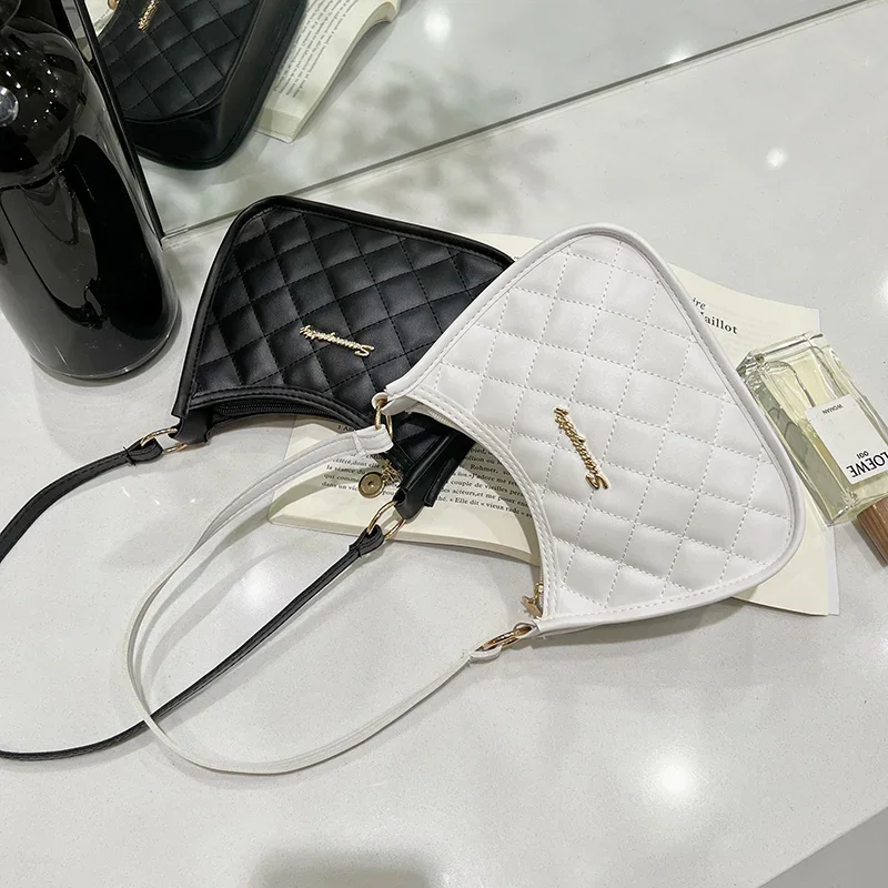 Damen Retro Schultertasche, Achseltasche, Modisches Design, Umhängetasche – Detail 9