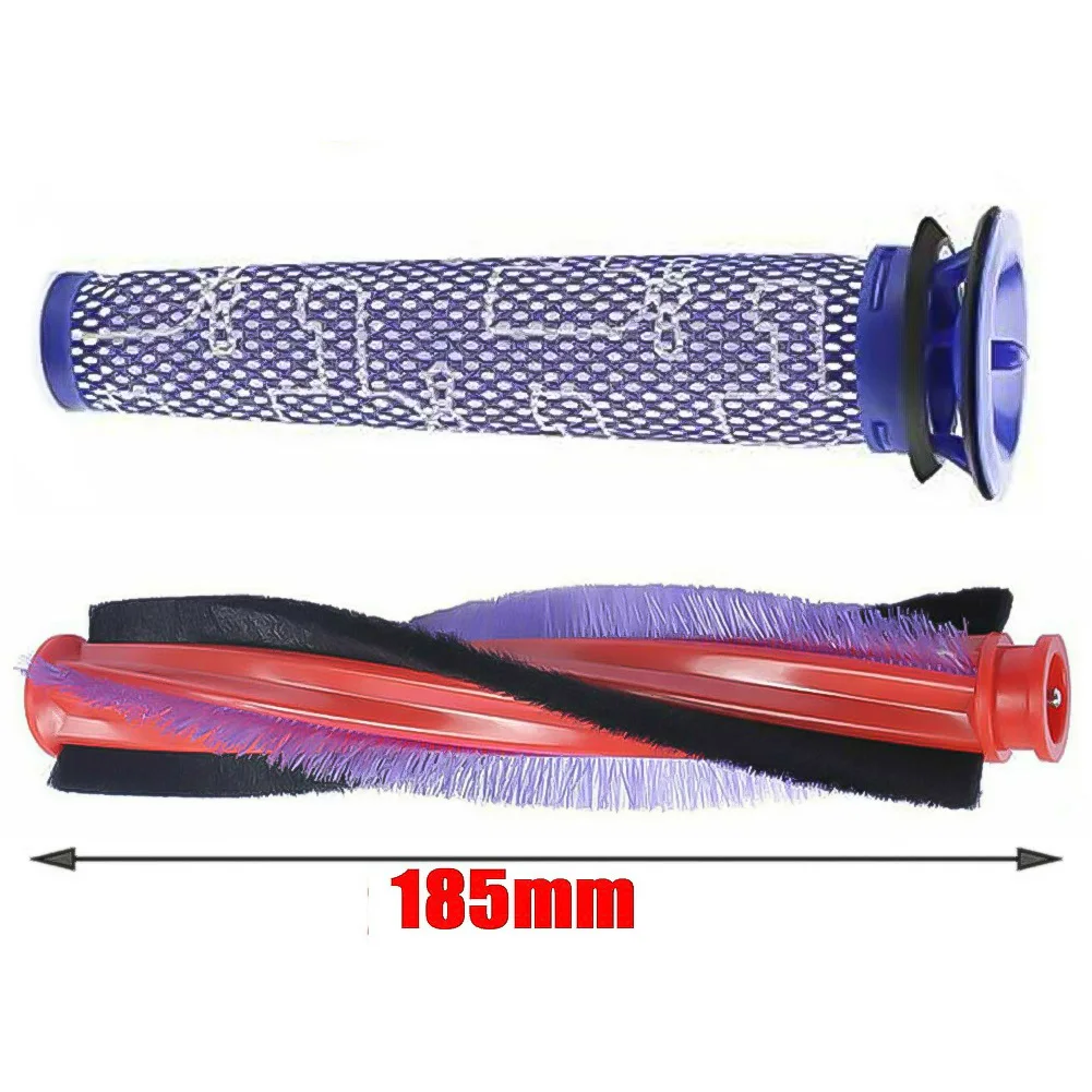 185/225mm Main Roller Brush Bar + Filter ForDyson V6 DC58 DC59 SV03 Vacuum Cleaner Parts Accessories