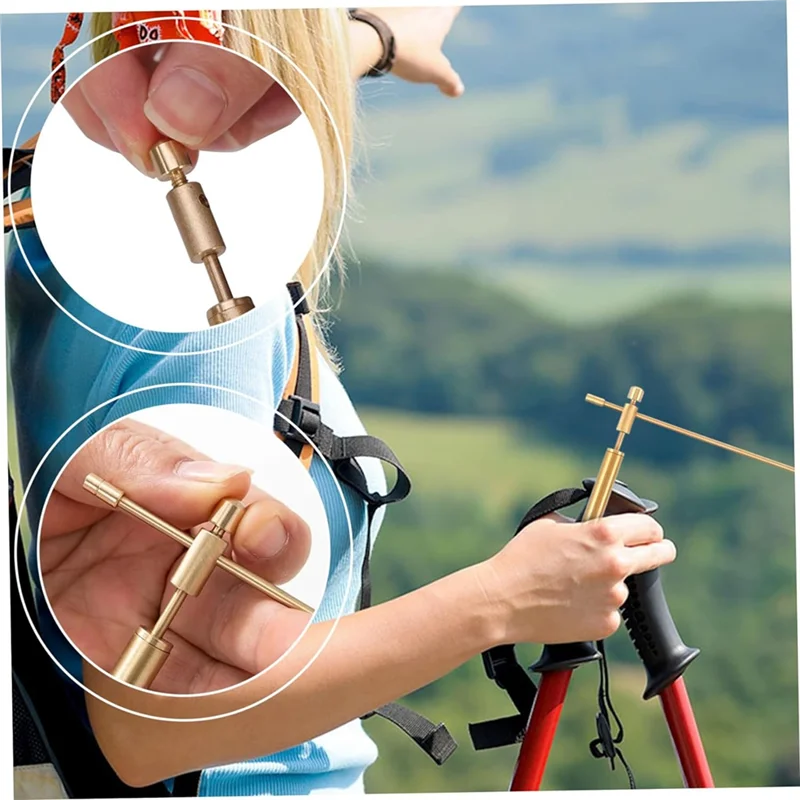 -RRKK Dowsing Rods Copper 1 Pair Smooth Rotation Divining Rods Solid Copper Rods Dowsing Rods Spiritual With Instructions