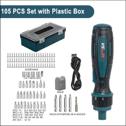 3.6V 200rpm 2Nm 1300mAh Mini Electric Drill Ratchet Screwdriver Kit Cordless Rechargeable Screwdriver Set Drill Battery Powered