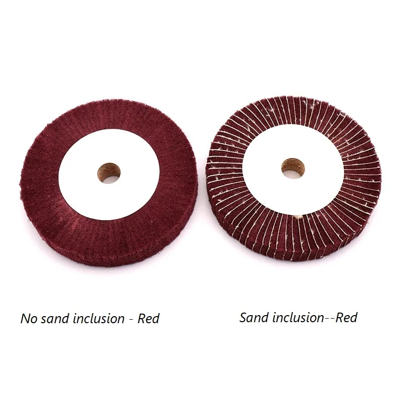 150/200/250/300mm Non-woven Flap Brush Polishing Wheel Metal Woodworking 25 Bore Polishing Wheel