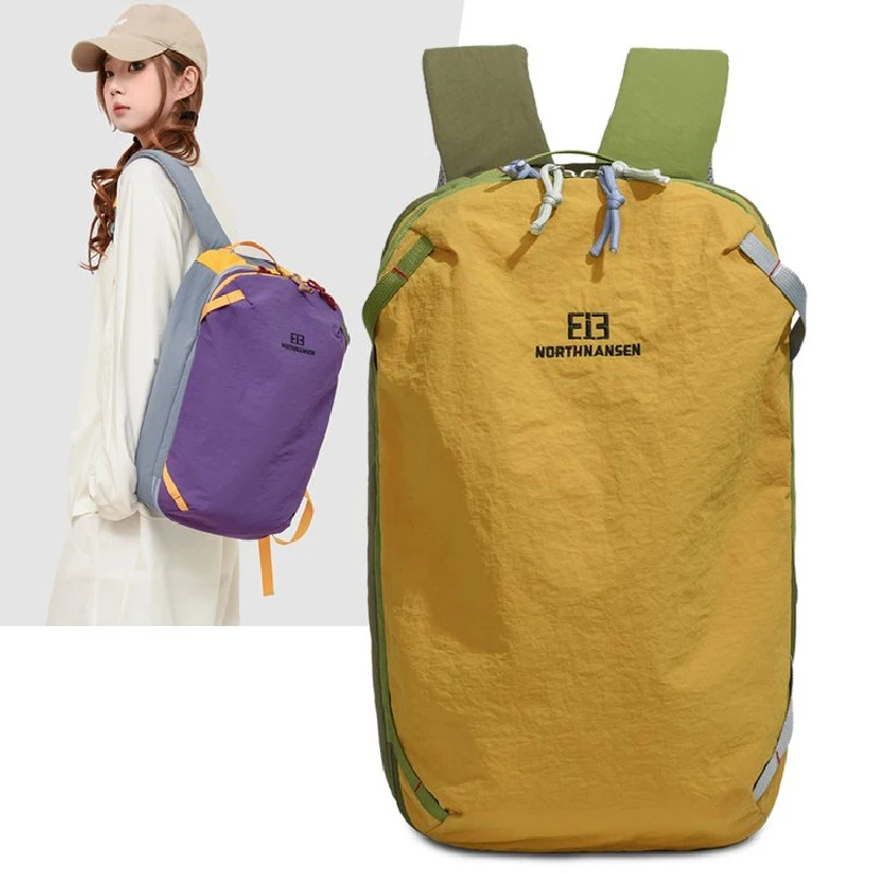 

Outdoor sports color-block backpack Large-capacity leisure hiking backpack Climbing Work Commuting Storage Backpack