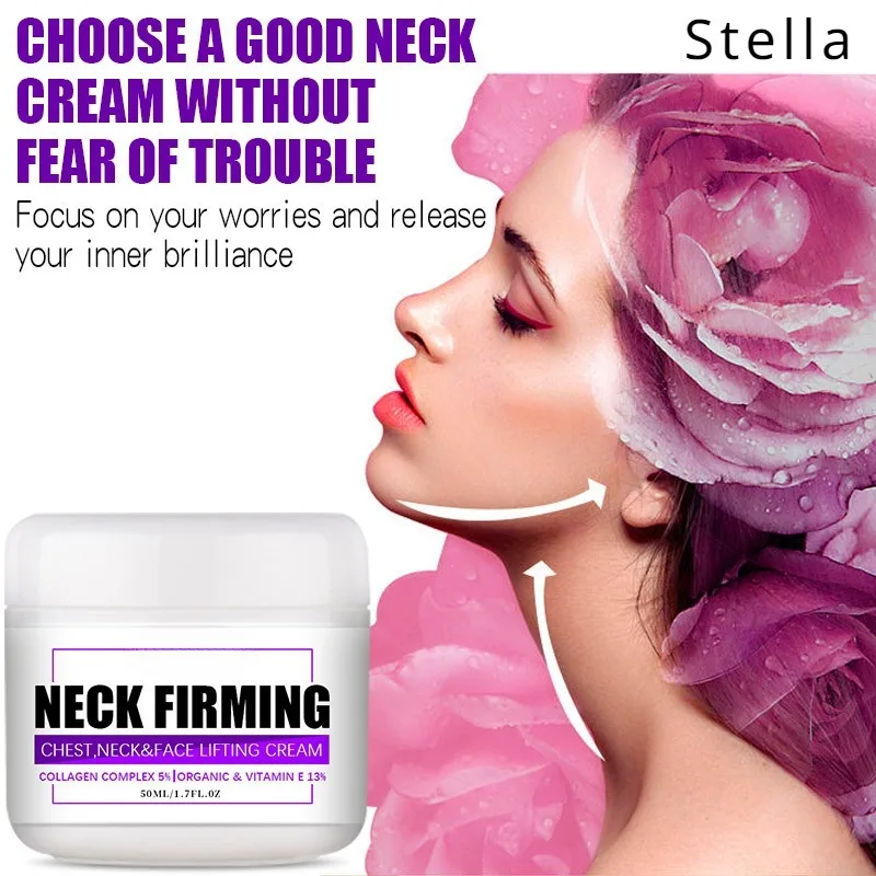 Neck Cream Reducing Wrinkles Anti-Aging Firming Lifting  Cream  Sagging Skin Moisturizer Women Skin Smooth Neck Care