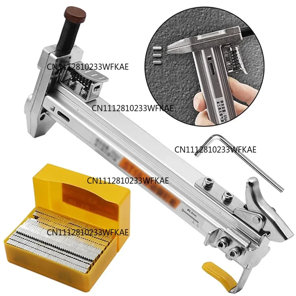 Manual Steel Nailer ST18 Semi Automatic Cement Nail Wire Slot Nailing Device Nailing Machine Woodworking Tacker