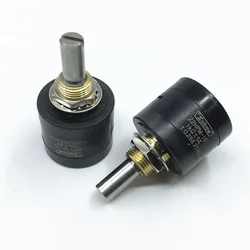 Latest 22HPM-10 precision multi-turn 10 ring wirewound potentiometer 1K 2K 5K 10K switch Replace the old 22HP-10