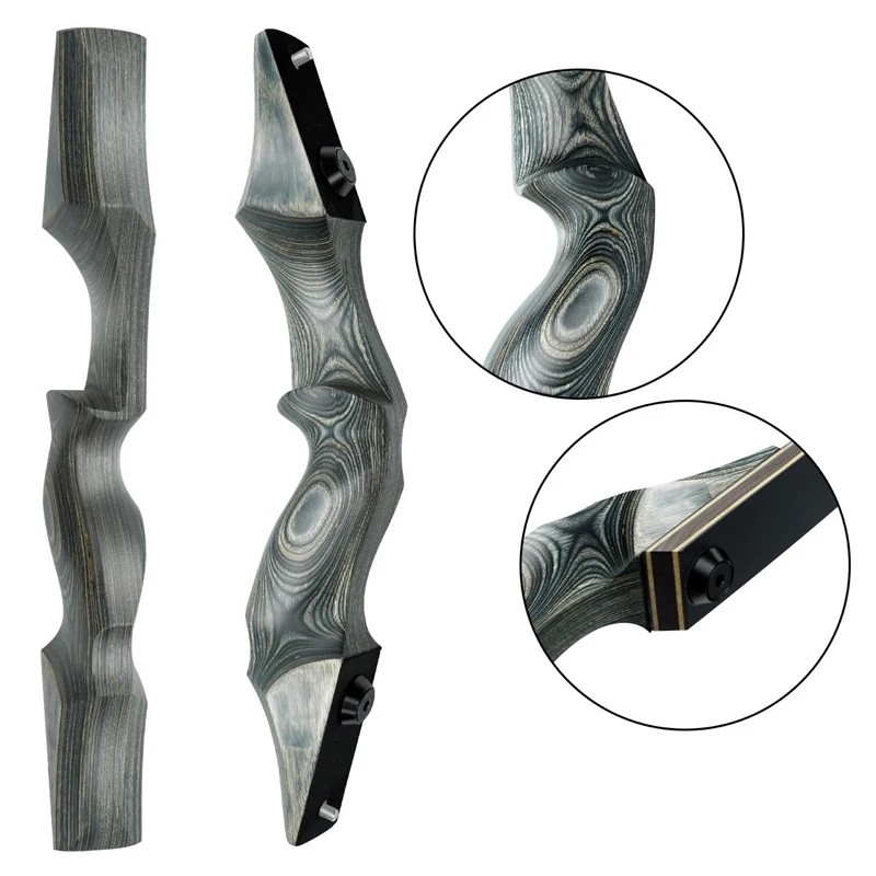 Onebows 58inch Takedown Recurve Bow Bamboo Limbs Archery Right and Left Handed Riser Bow for Hunting Target Shooting 30 65Lbs