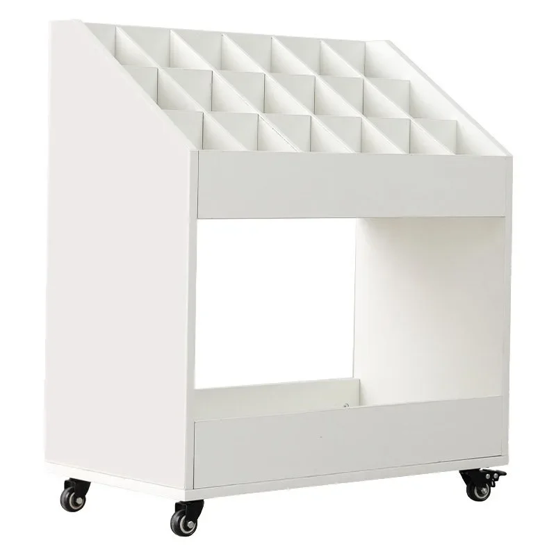 Studio storage box background paper cloth multi-grid cabinet studio equipment tripod light stand cardboard pvc storage rack cabi