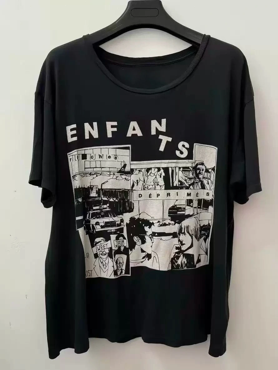 ER/D Motel Anime Portrait Illustration Short Sleeve T-Shirt