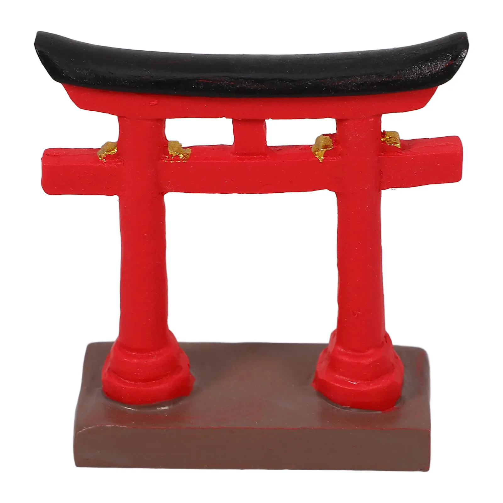 Miniature Japanese Torii Gate Decor Landscape Ornament Aquarium Fish Sand Table Decoration