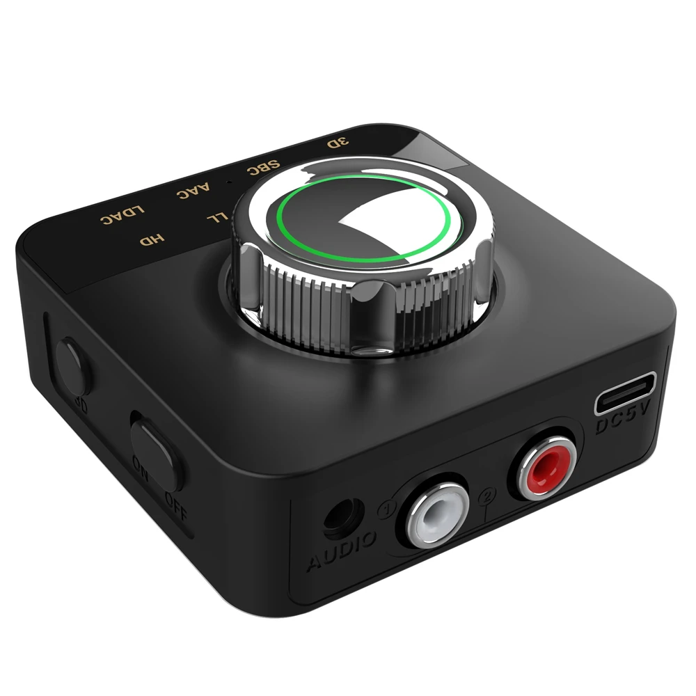 Беспроводной адаптер LE506 LDAC аудио приемник APT HD HiFi 3D стерео звук Громкая связь bluetooth-совместимый адаптер