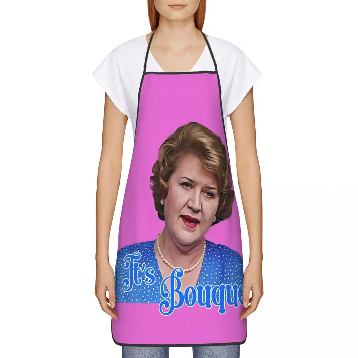 

Keeping Up Appearances - Hyacinth Bucket Aprons Chef Cooking Baking Tablier Waterproof Bib Kitchen Cleaning Pinafore