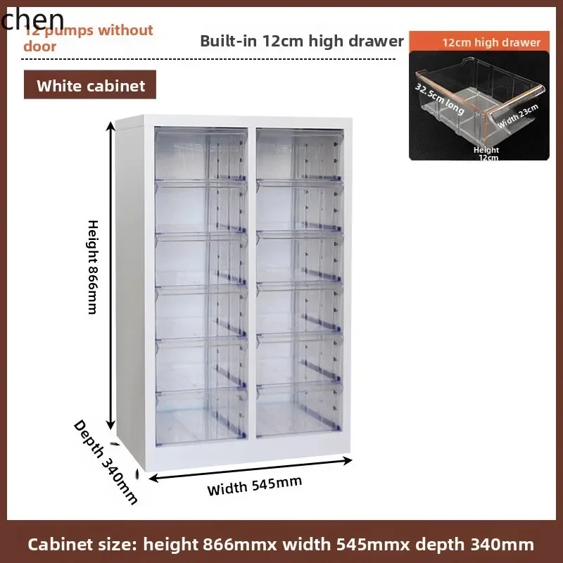 Nail Salon Storage Cabinet Flat Bottom Drawer Multi-layer File Cabinet Drawer-style Sample Organizer