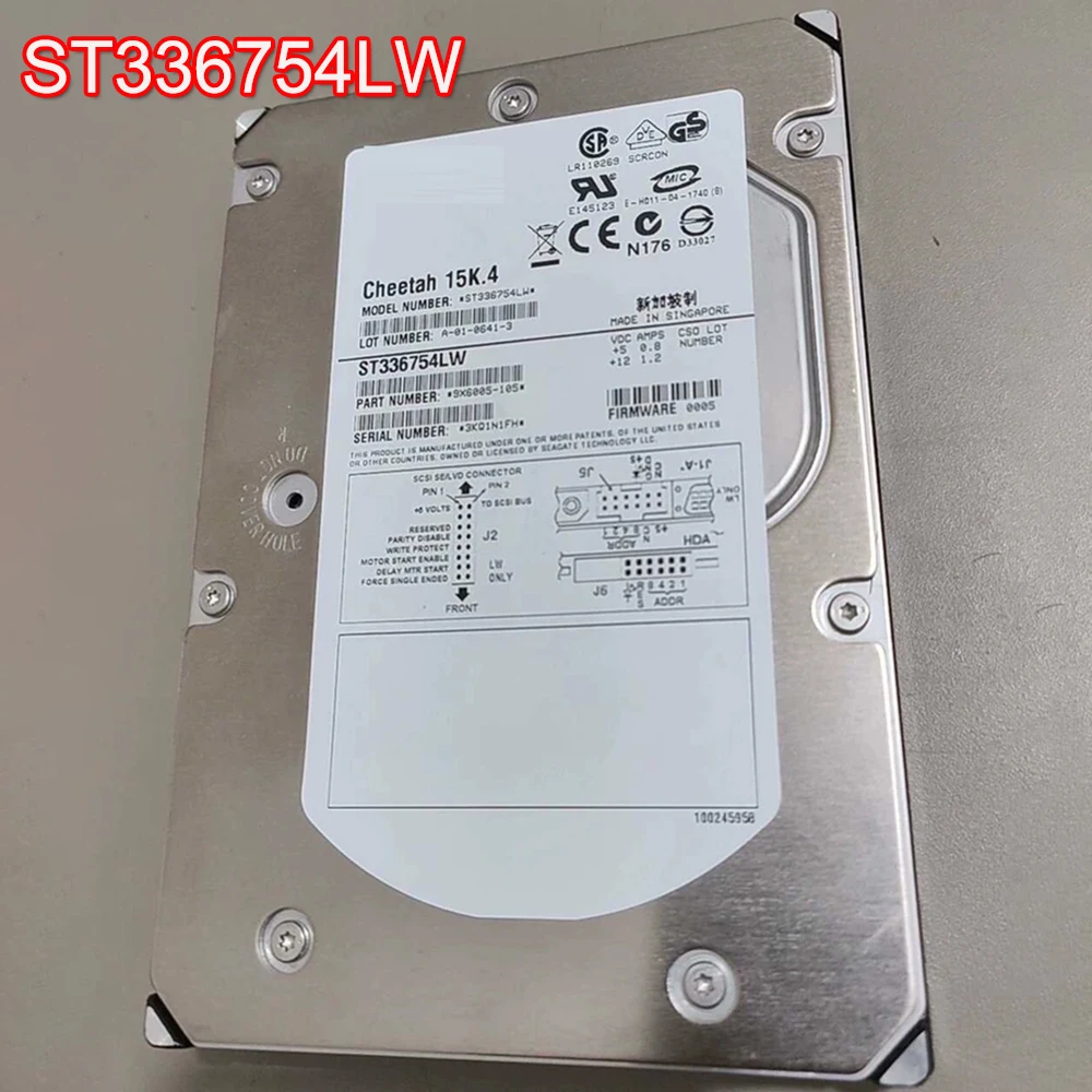 

ST336754LW HDD 36G 15K SCSI LGA68 3.5'' Hard drive