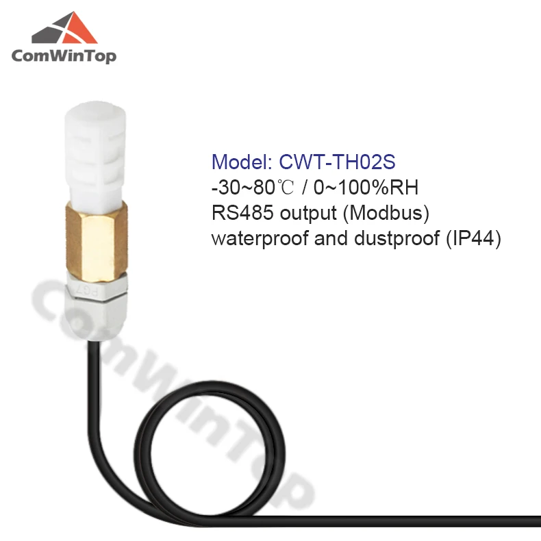 RS485 Modbus waterdichte temperatuur-vochtigheidssensorsonde