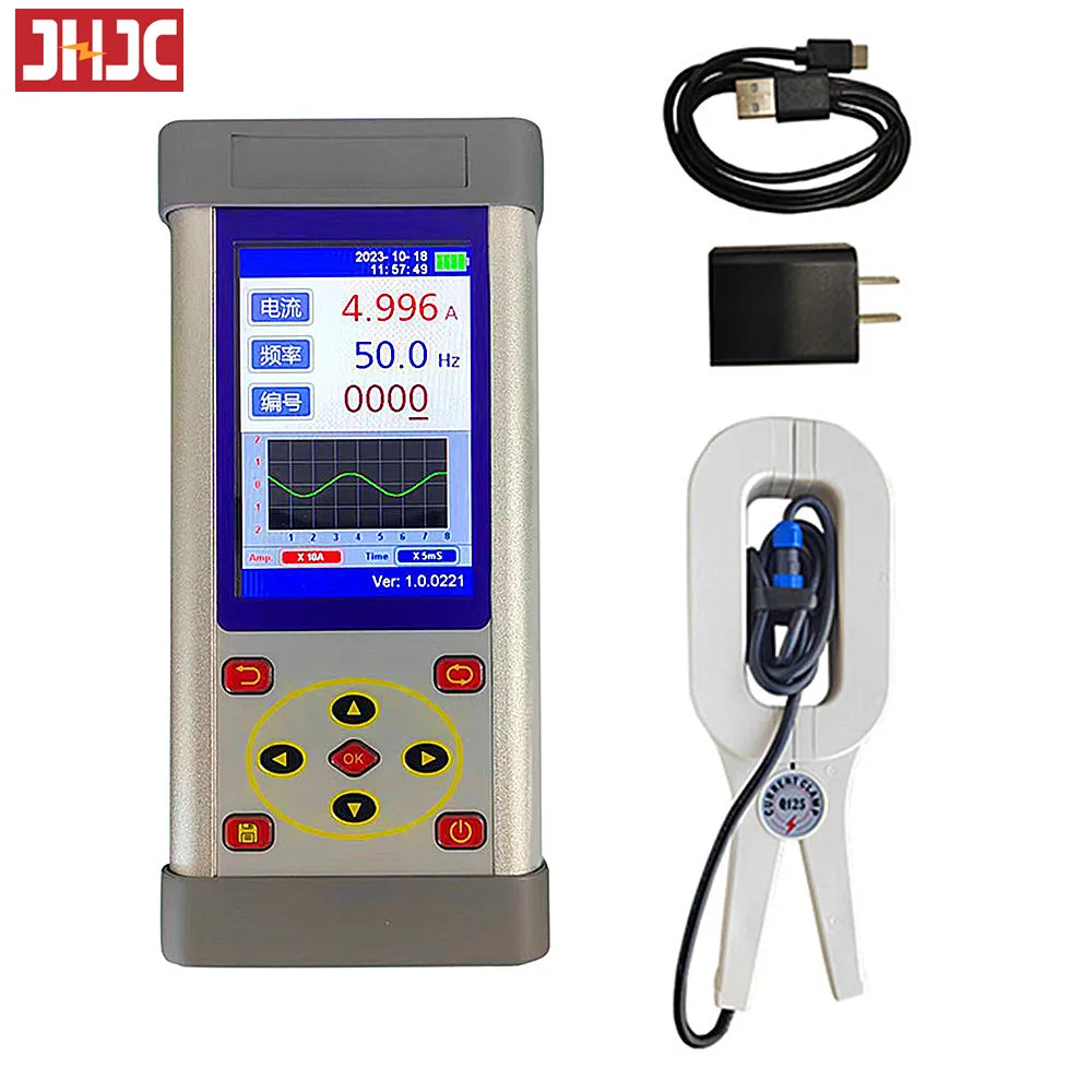 Multifunctional 10A Handheld Clamp Current Meter AC Leakage Current Clamp Tester Ground Loop Resistance Tester Multimeter