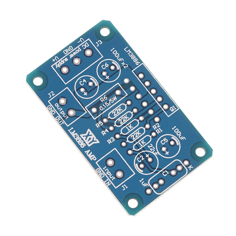 Placa amplificadora de potencia de alta calidad, PCB paralelo desnudo, DC ± 20-28V, 68W, LM3886TF, 1 unidad