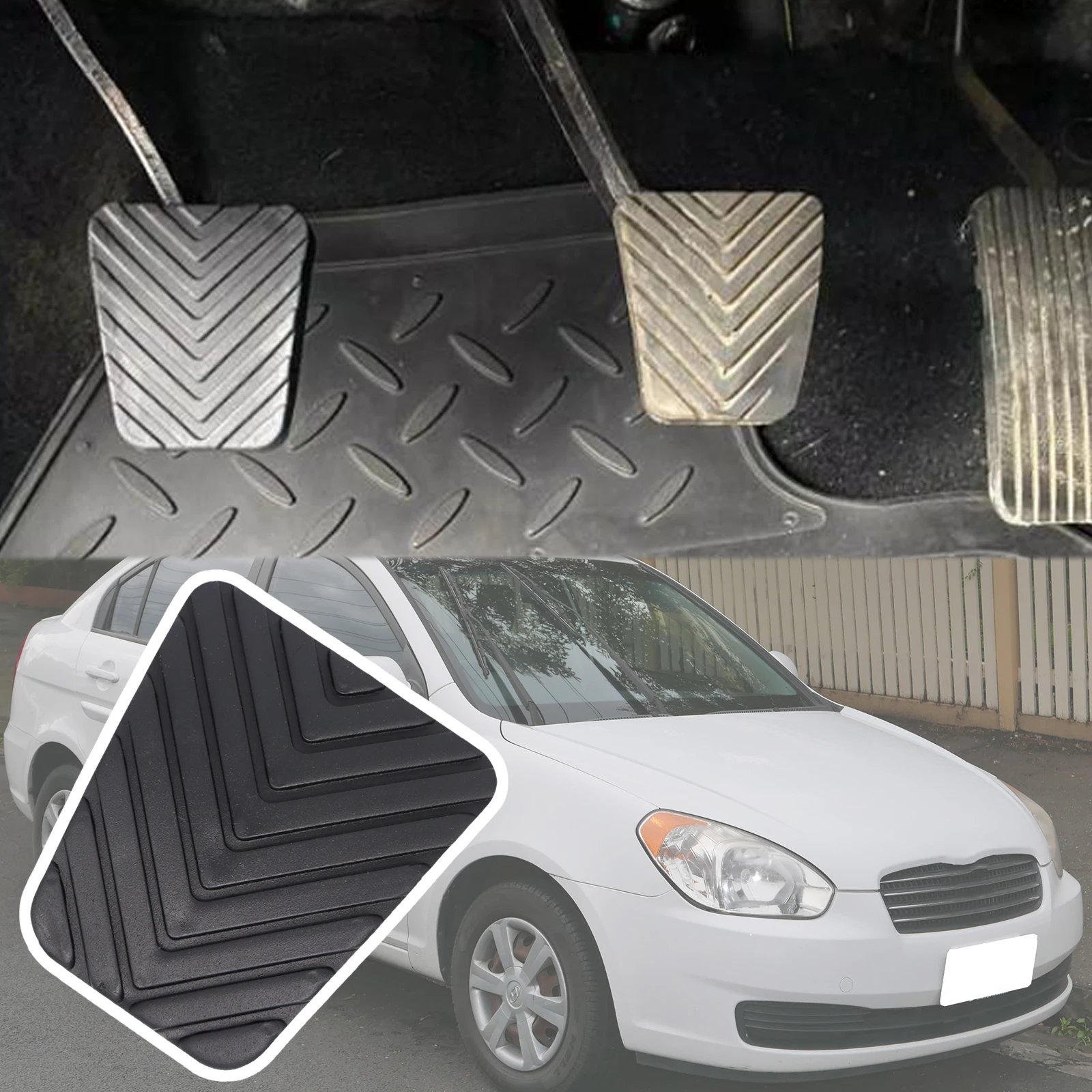 Gumowa nakładka na pedał sprzęgła hamulca do Hyundai Accent 2005 2006 2007 2008 2009 2010 Verna Super Pony Brio Dodge Attitude