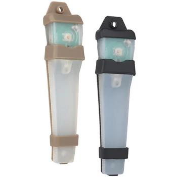 전술 헬멧 신호등 7 색 전환 야외 인식 램프 군사 조끼 Airslft 자전거 스포츠 안전 조명 GEN 3