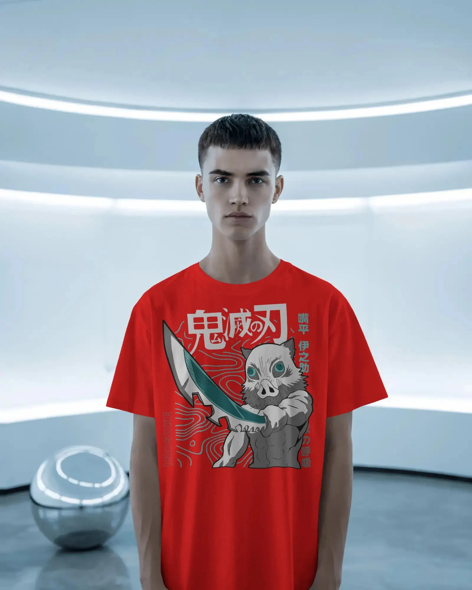 애니메이션 그래픽 티셔츠: 유니섹스 일본 만화 티셔츠, 오타쿠 스트리트웨어 코스프레 애니메이션