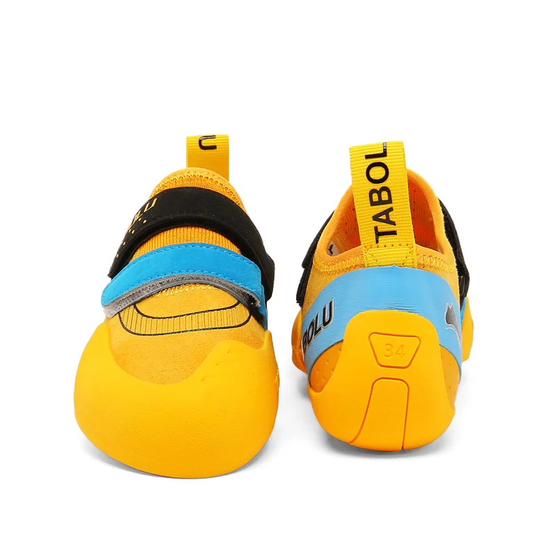Rock-Climbing Shoes Boys Girls Indoor Outdoor Breathable Mesh Beginners Parent-child Rock-Climbing Bouldering Training Sneakers