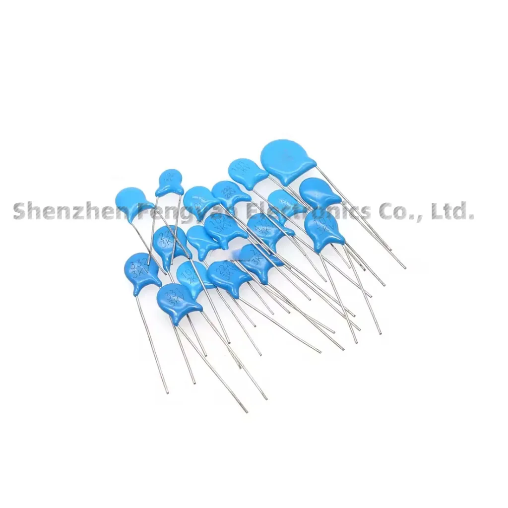 Condensatore ceramico ad alta tensione da 20 pezzi 2KV 15PF 22PF 100PF 120PF 150PF 220PF 330PF 470PF 680PF 1NF 1.5NF 2.2NF 3.3NF 4.7NF 10NF