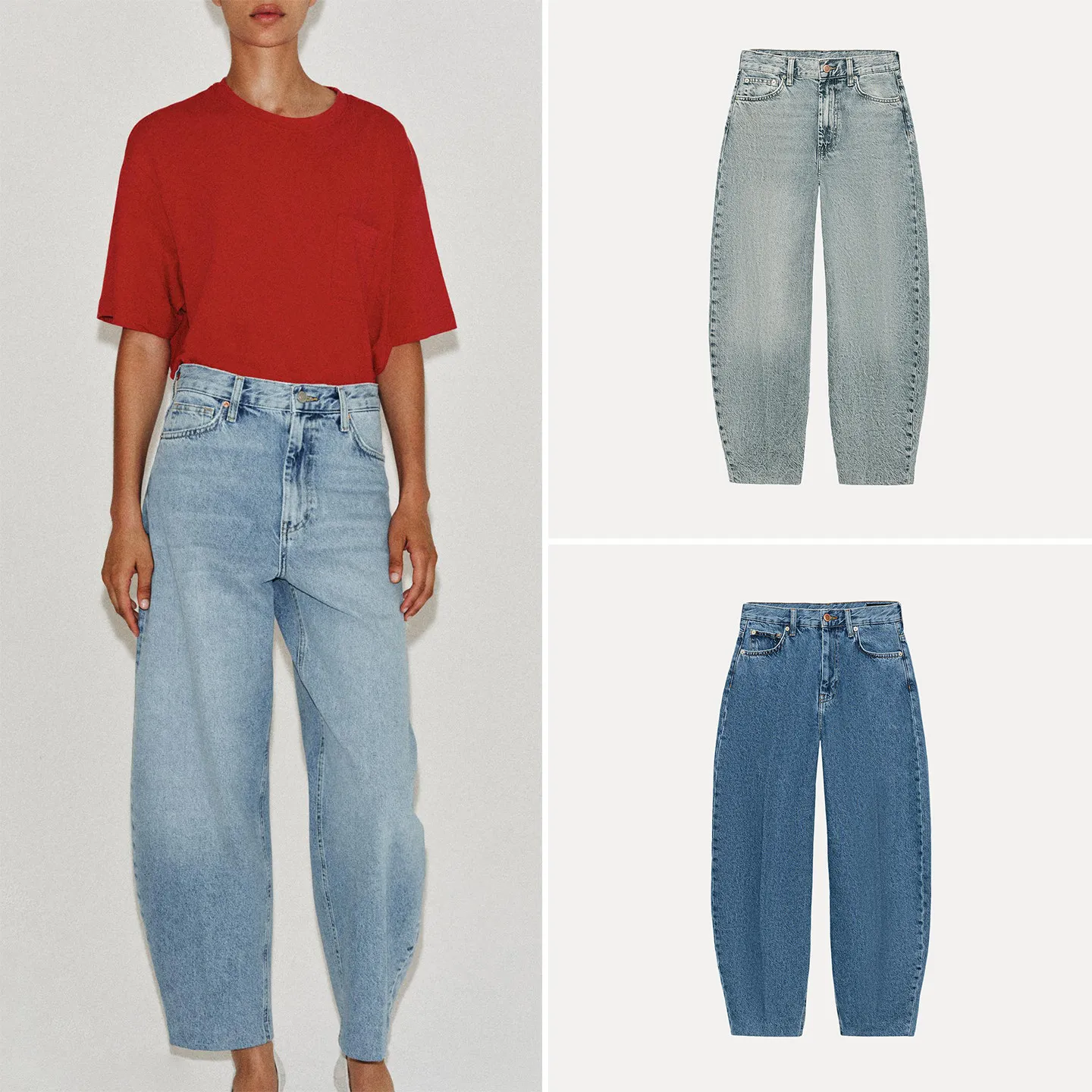High Waist Casual Cone Shaped Jeans Women's Fashion 2026 New Autumn Clothing High Waist Loose Fit Standard Version Button Clo...