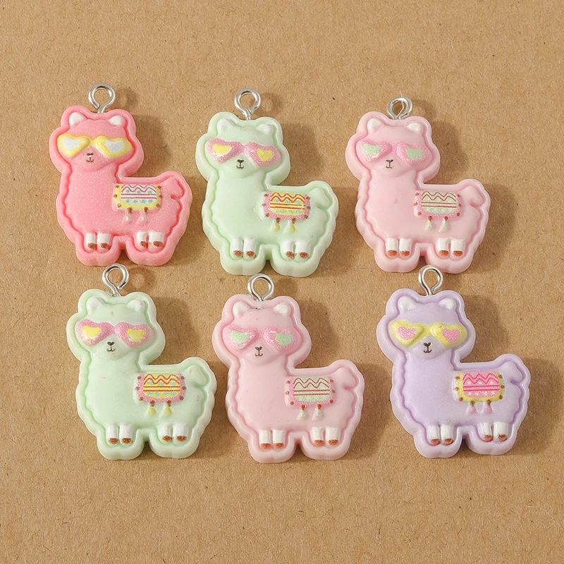 15 teile/los Mix Nette Harz Blume Charms für Die Herstellung Von Ohrringen Halskette Anhänger DIY Handgemachte kinder Schmuck Zubehör Erkenntnisse – Detail 25