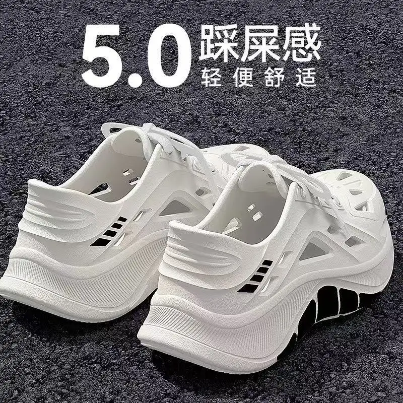 Mens Slippers Summer Outdoor Beach Sandals Garden Shoes Clogs For Men Non Slip Slides Flip Flops Zapatos Hombre Chinelos Masculi