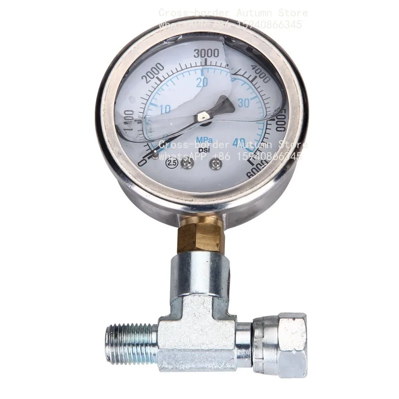 Hydraulic gauge, electric airless sprayer accessories, sprayer pressure gauge tee