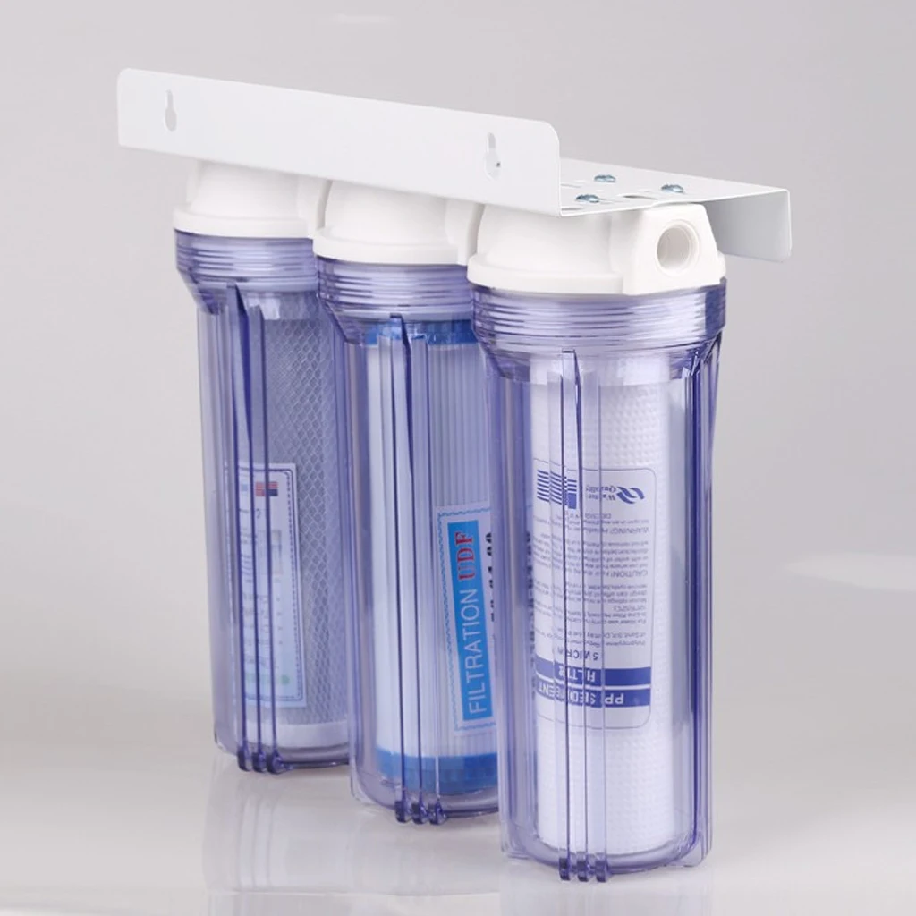 10 inch transparent bottle UDF pre-filter for Water Household Drinking Water Filter Replacement