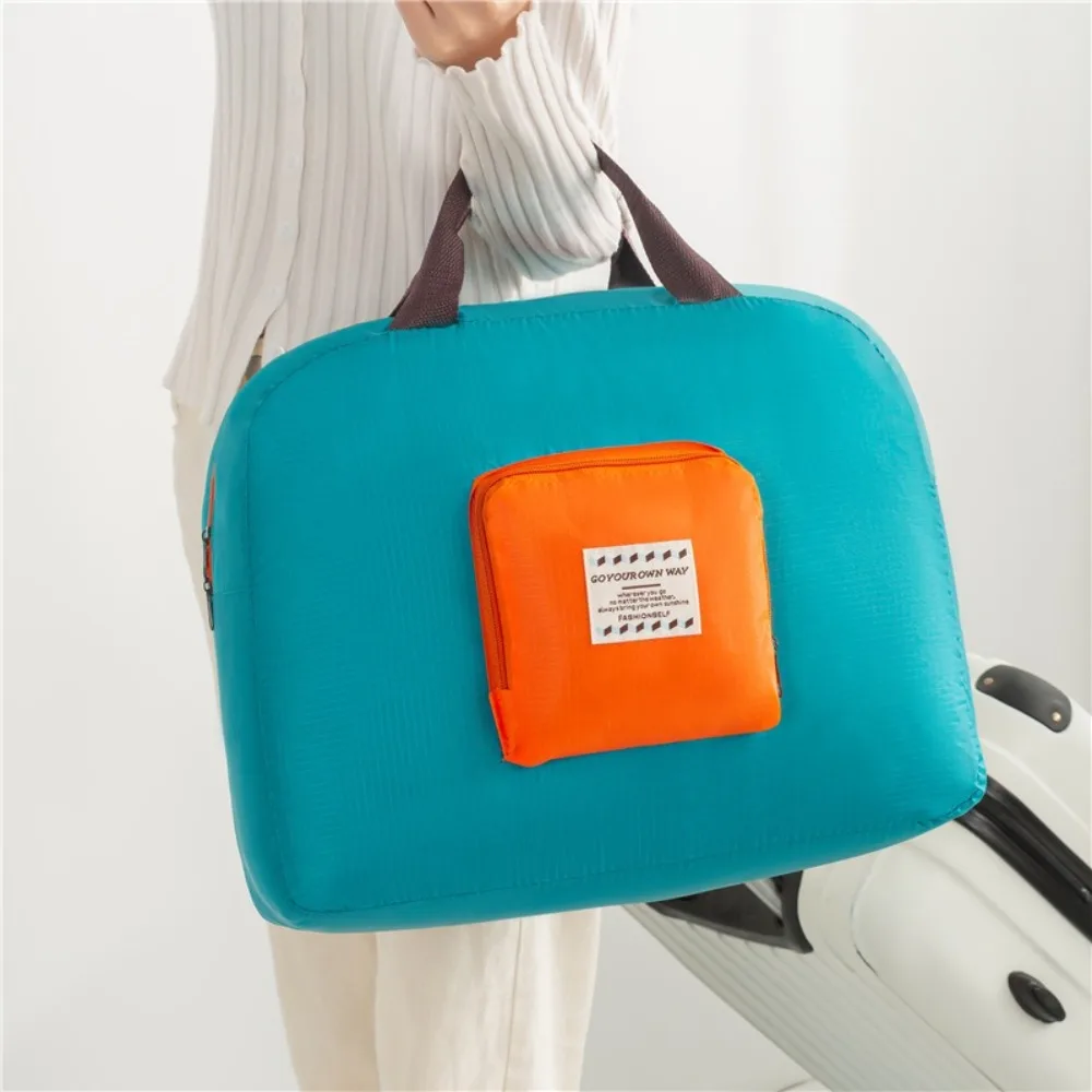 

Lightweight Foldable Travel Storage Bag Oxford Large Capacity Travel Luggage Bag Handbag Multifunction Trip Duffel Bag Women