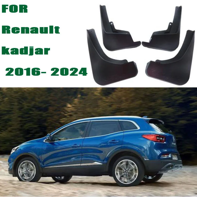 Car Accessories FOR Renault kadjar 2016 2017 2018 2019 2020 2021 2022 2023 2024 Mud Flaps Guard Splash Mudguard Fender Mudflaps