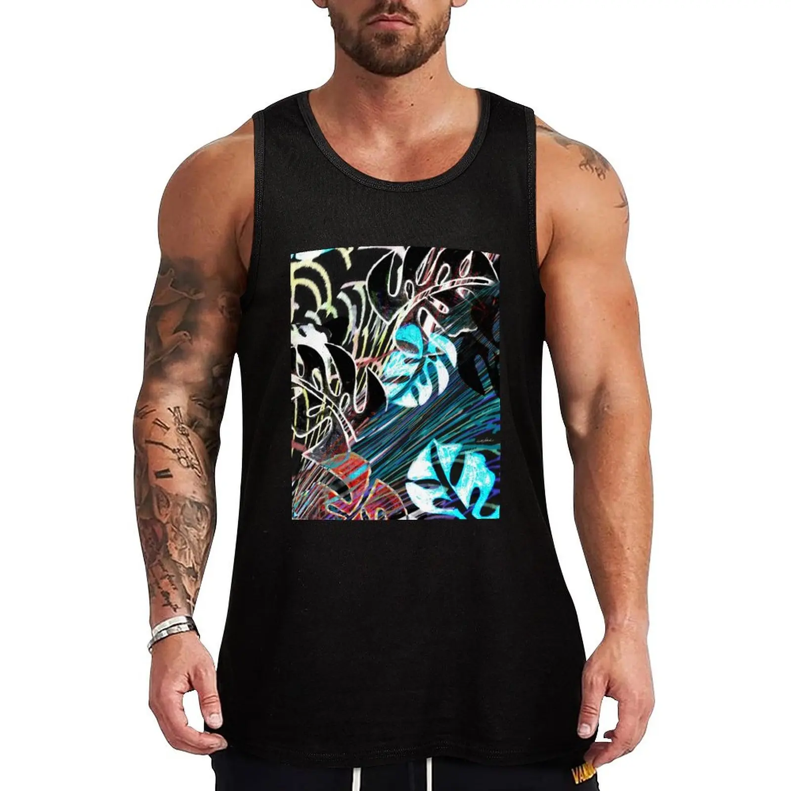 

Wild West Tank Top gym shirt man Men's clothing men clothings gym shirts