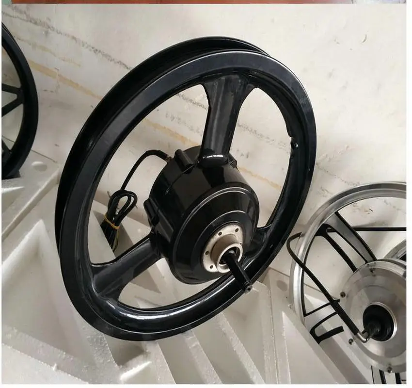 

16inch Hub Motor 36v48v500w Aluminum Alloy Wheel Electric Bicycle Folding Bike Motorbike Tricycle Diy Parts