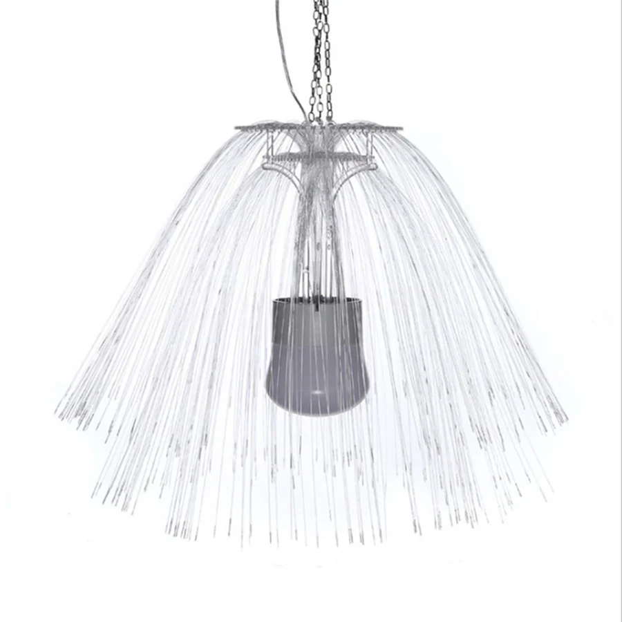 Imagem -06 - Jellyfish Led String Light Impermeável Fibra Óptica Dandelion Fairy Luz de Natal ao ar Livre Guirlanda Romântica 80cm