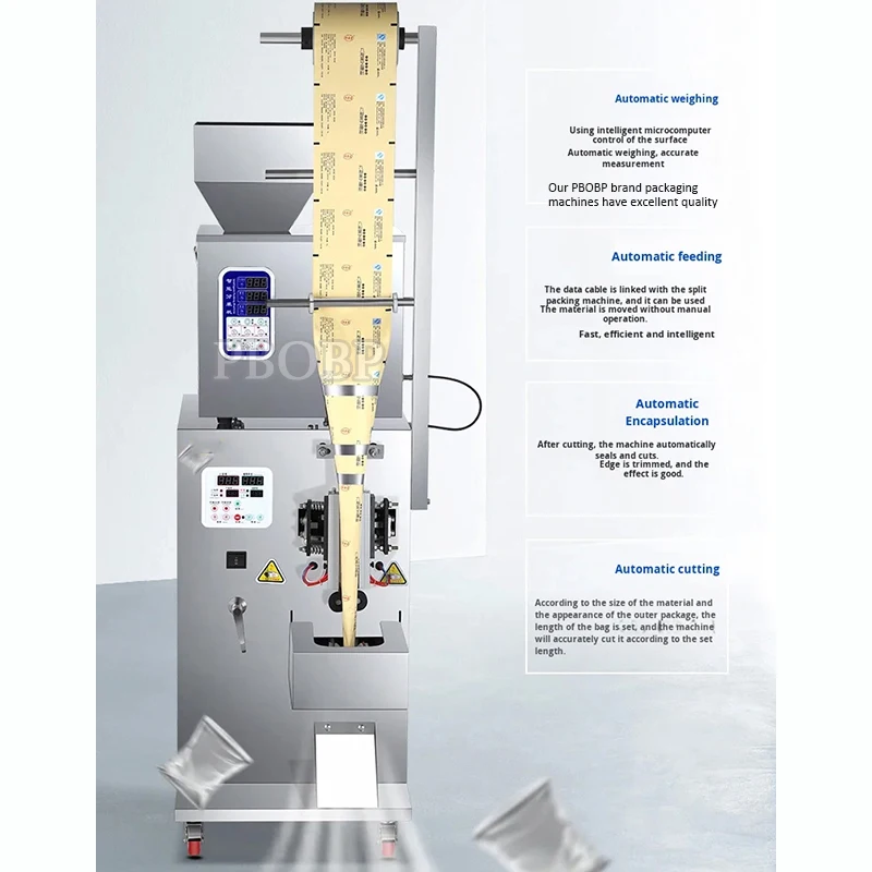 Packaging Machine for Small Business Automatic Vertical Small Sachet Milk Salt Sugar Granule Sachet Pellet Packaging Machine
