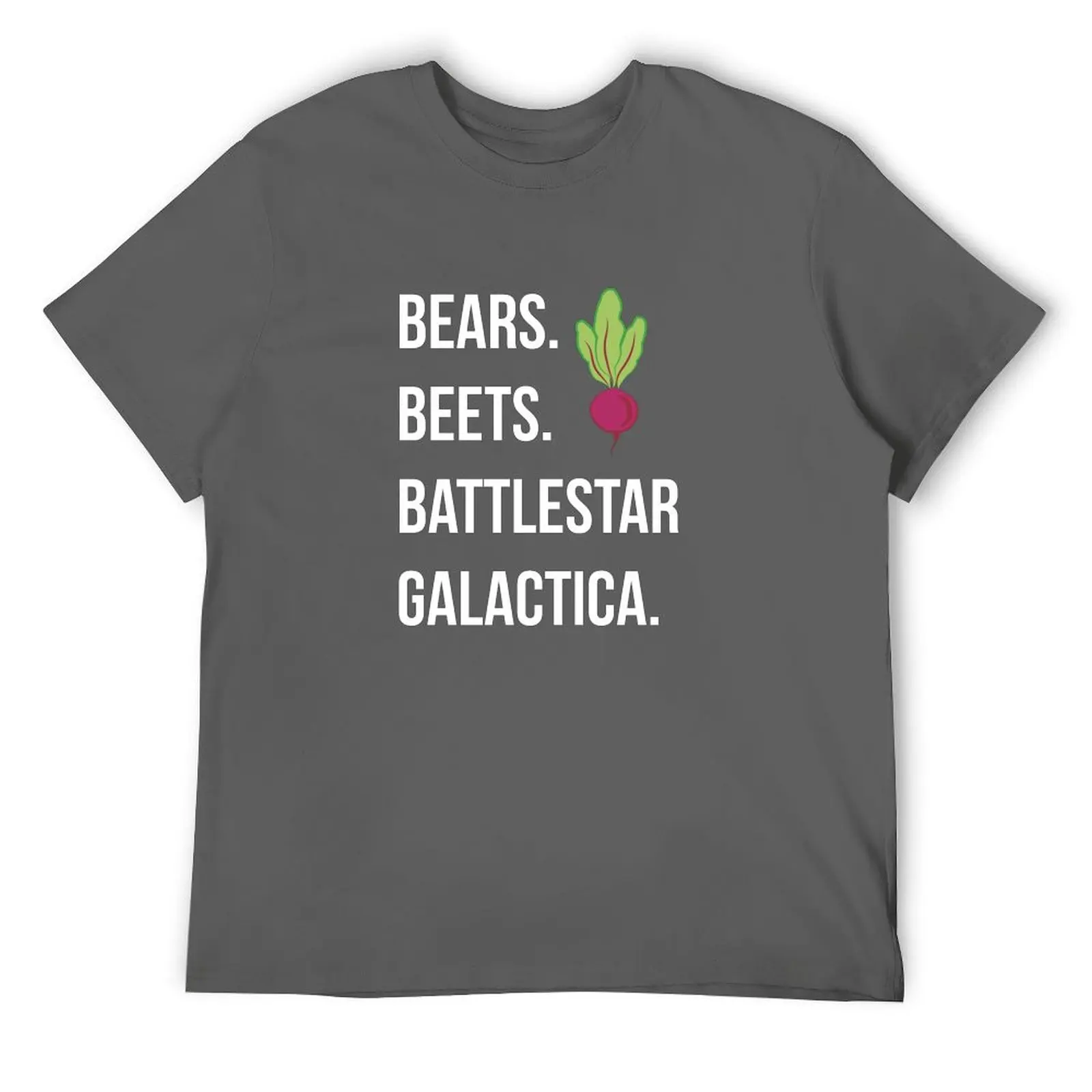 

Bears. Beets. Battlestar Galactica. - The Office T-Shirt luxury clothing labubu graphics Luxury man Men's t-shirts