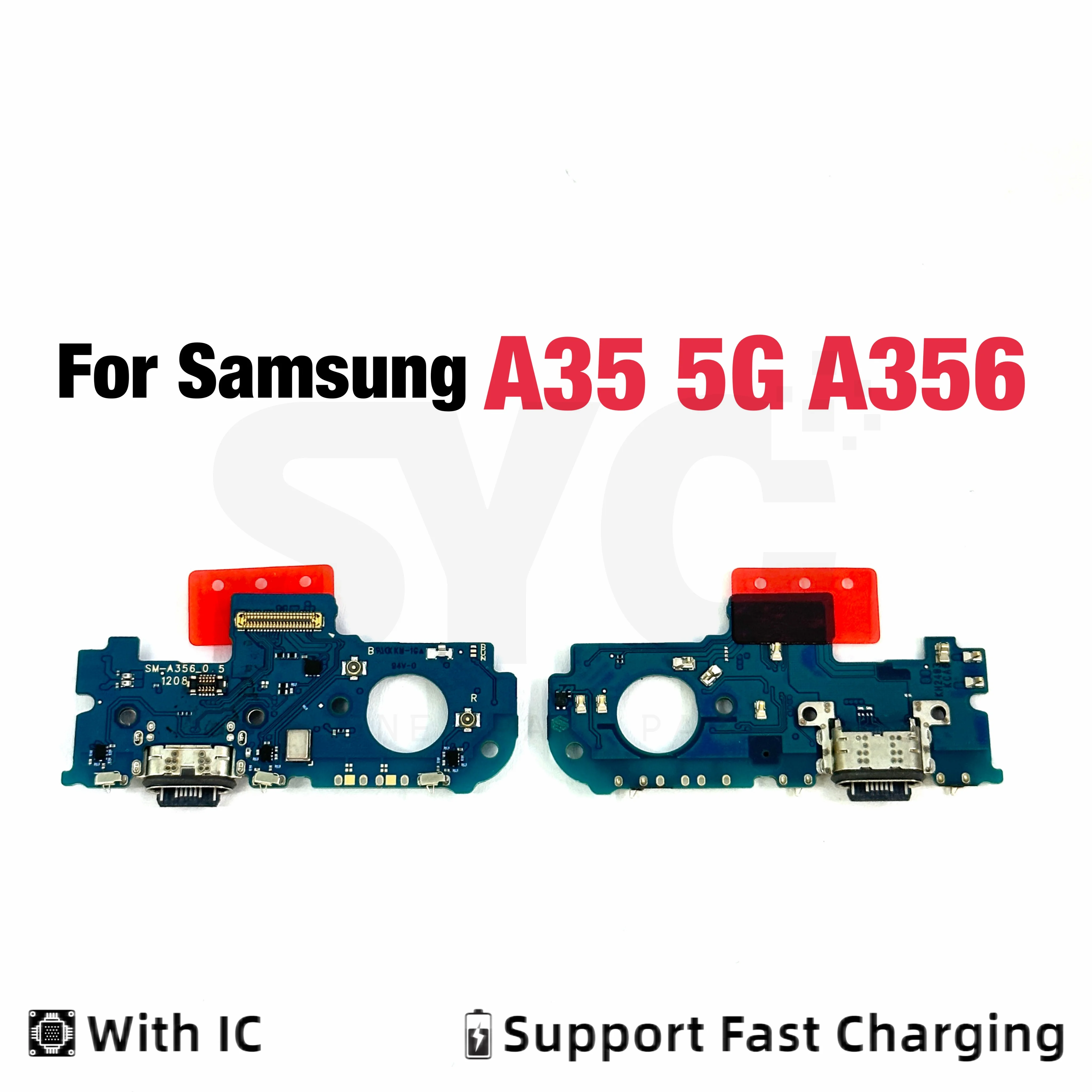 Good quality USB Charging Dock Port Socket Jack Plug Connector Charge Board Flex Cable For Samsung A05 A15 A25 A35 A55 5G A156