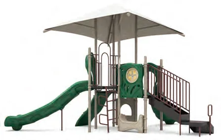 Wisdom Play Equipment Daycare Slide Preschool Outdoor Games Plastic Slide Children Outdoor Playground Big Slides For Sale