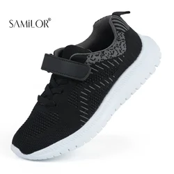 Children Running Sneakers Boys Kids Shoes Mesh Breathable Anti-Slip Walking Patchwork Tenis Toddler Soft Soled Girls Shoes