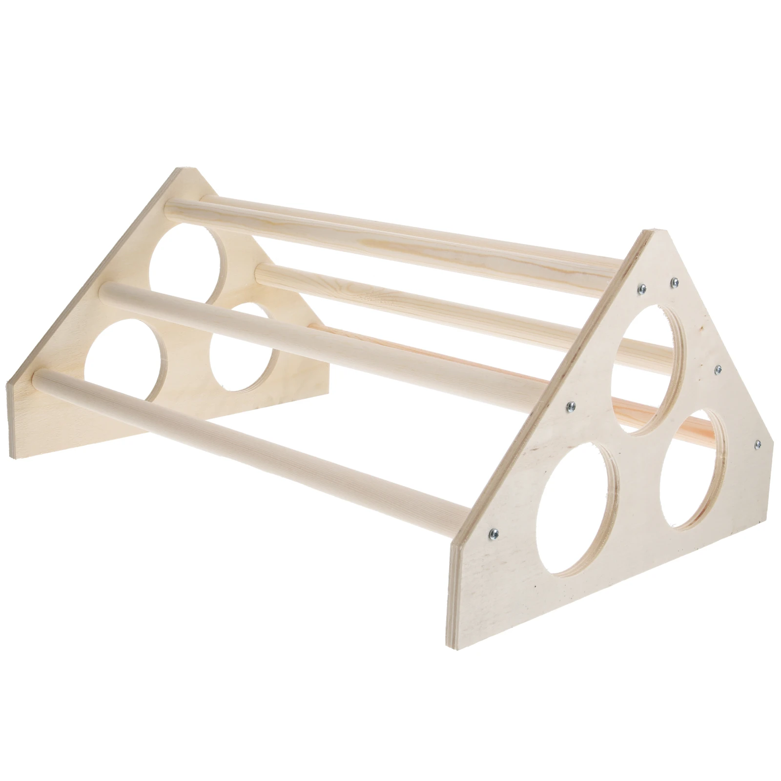 

Wooden Chicken Hen Perch Stable Base Toy Playground for Chickens Poultry Training Poultry Rack Exercise Equipment