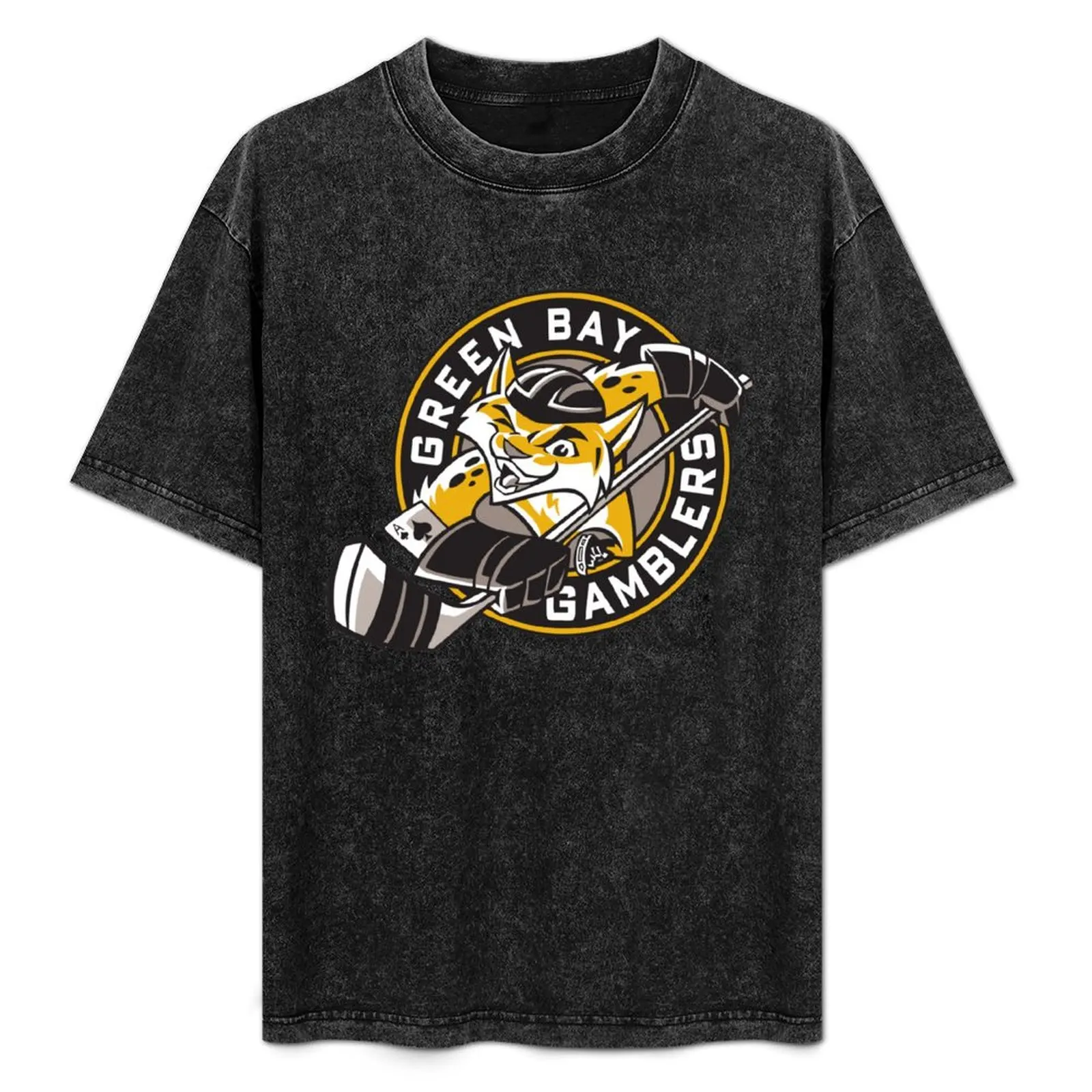 

Green Bay Gamblers Hockey T-Shirt Work Outdoor Short Sleeve Tee